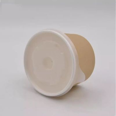 Os recipientes quentes descartáveis da sopa do empacotamento de alimento da micro-ondas imprimível isolaram a bacia de papel descartável afastada