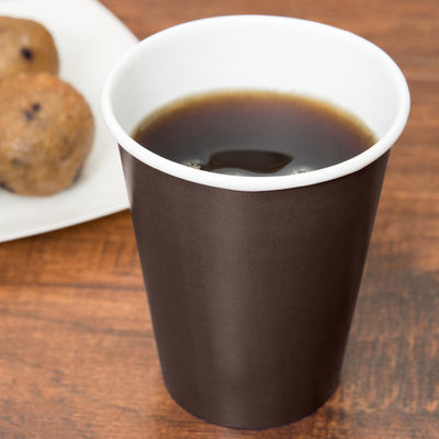 O café do copo de café do Livro Branco coloca copos de papel descartáveis recicláveis frios do preto 26oz da bebida de Drinki bebida quente/fria