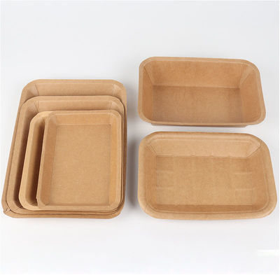 Placa descartável do papel de embalagem do quadrado para frutos Fried Food/embalagem do assado/vegetais