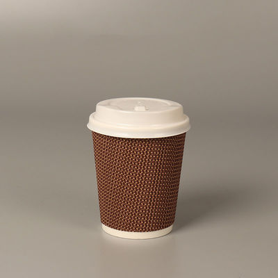 Copos de café de papel descartáveis Degradable do tamanho diferente para beber quente