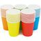Copos de café 32oz de papel descartáveis biodegradáveis da personalização da cor