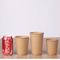 Kraft 30oz imprimiu copos de papel bebendo do café da parede dobro descartável