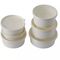 recipientes de armazenamento resistentes brancos do alimento dos recipientes 24oz com a bacia de papel exalada das tampas