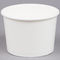 Bacias descartáveis brancas resistentes líquidas do PE 23oz do recipiente de alta qualidade descartável da sopa do preço de fábrica únicas