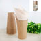 Sobremesas Flexo que imprime copos de café quentes biodegradáveis do papel de embalagem de 32oz