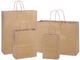 Sacos de papel recicláveis de revestimento UV de Kraft de 125 gramas para a embalagem de compra