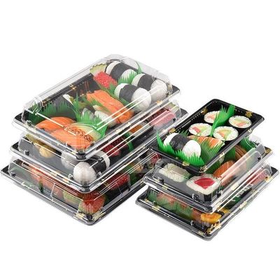 Leve embora o empacotamento descartável do recipiente de alimento das bandejas do sushi do recipiente do sushi