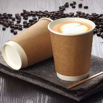 Personalizado leve embora a parede dobro descartável 380ml dos copos de papel do café quente