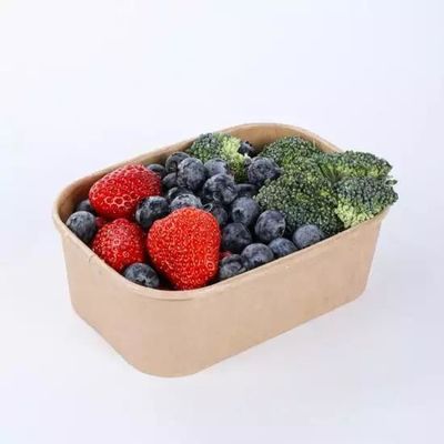 O ODM descartável do OEM leva embora o retângulo da bacia Microwavable para o petisco da salada