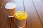 Biodegradável leve embora copos de café do papel da ondinha de 16oz Kraft para beber quente