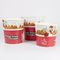 KFC CapacityFamily alto Fried Chicken Paper Buckets Disposable com tampa