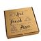 A caixa de embalagem da pizza do papel corrugado reusável projeta 16in