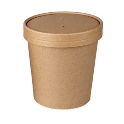 PE de Kraft que reveste copos de café de papel biodegradáveis descartáveis para beber quente