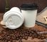 únicos copos de café descartáveis biodegradáveis do papel de embalagem da parede 12oz